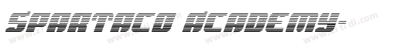 Spartaco Academy字体转换